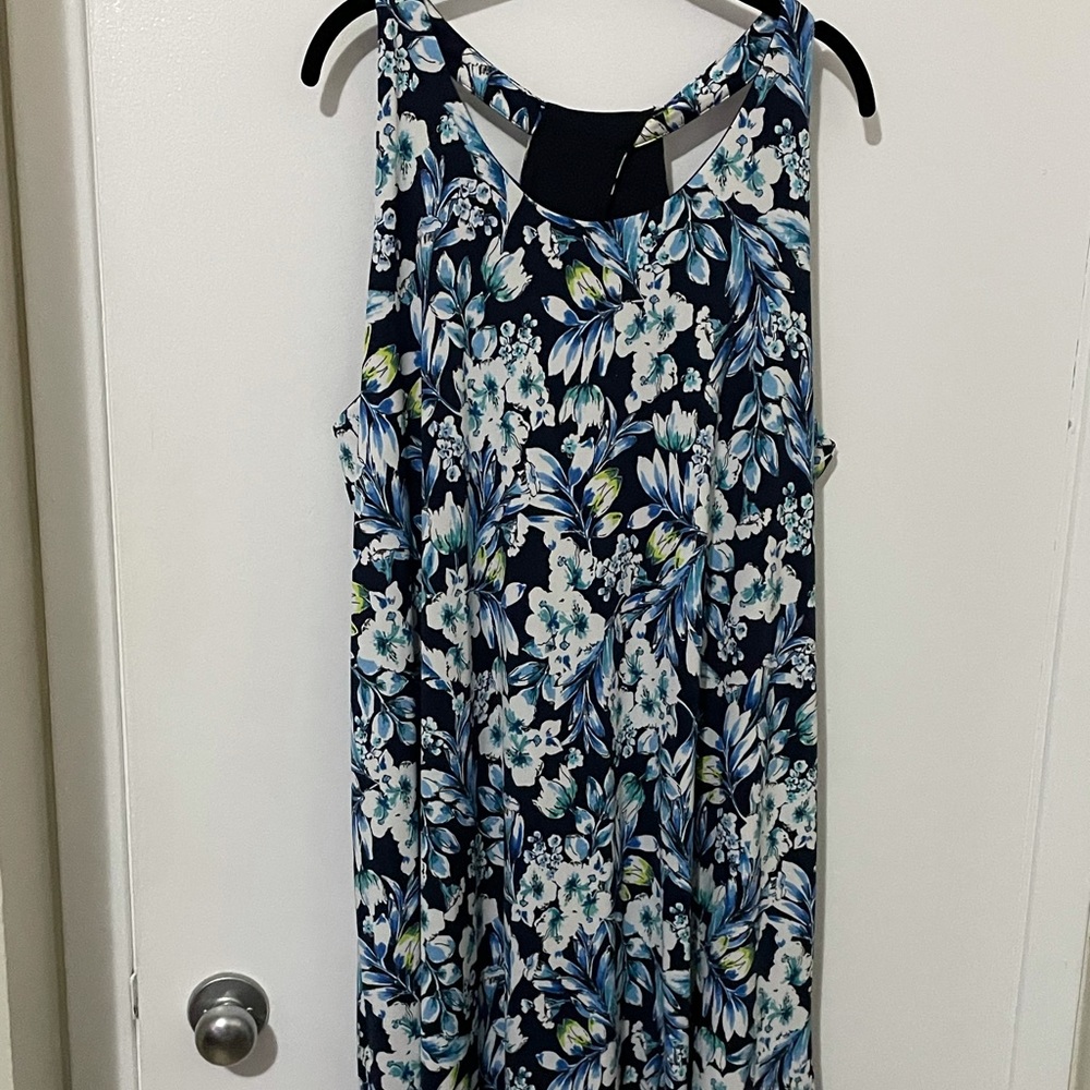 Ricki’s Twist-Back Halter Trapeze Dress Size XXL